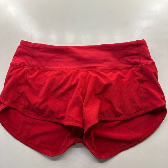 LULULEMON Red Women's Shorts - Picture 1 of 4